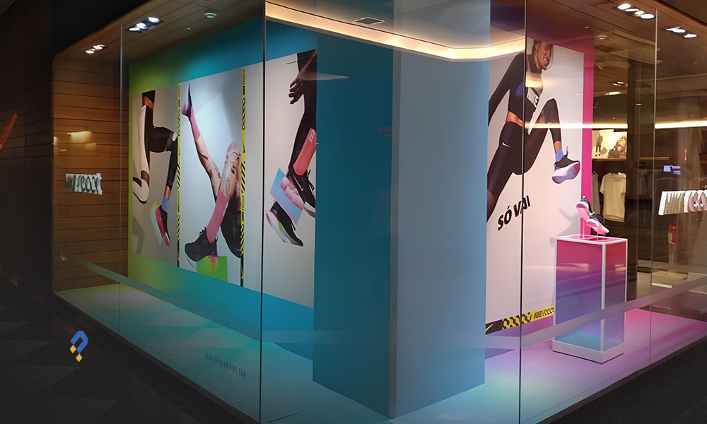 adesivo de vitrine